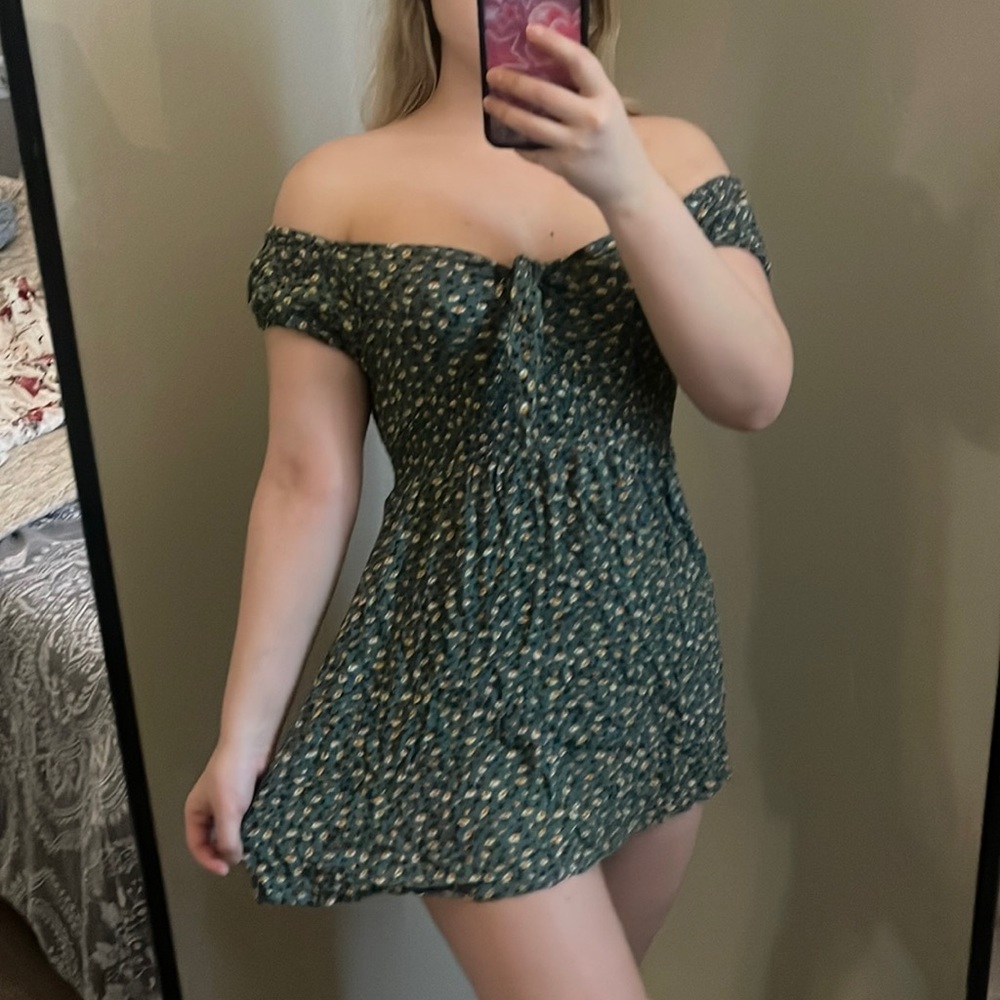 Off the shoulder floral dress